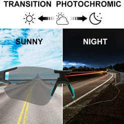Adaptive Cycling Goggles with Complete UV Protection