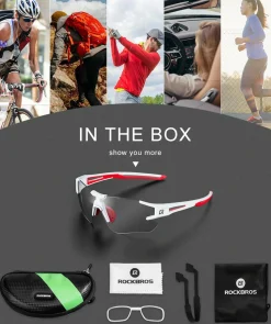 Adaptive Cycling Goggles with Complete UV Protection