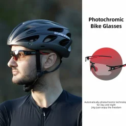 Adaptive Cycling Goggles with Complete UV Protection