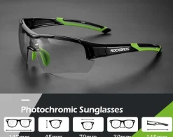 Adaptive Lens Photochromic Cycling Sunglasses