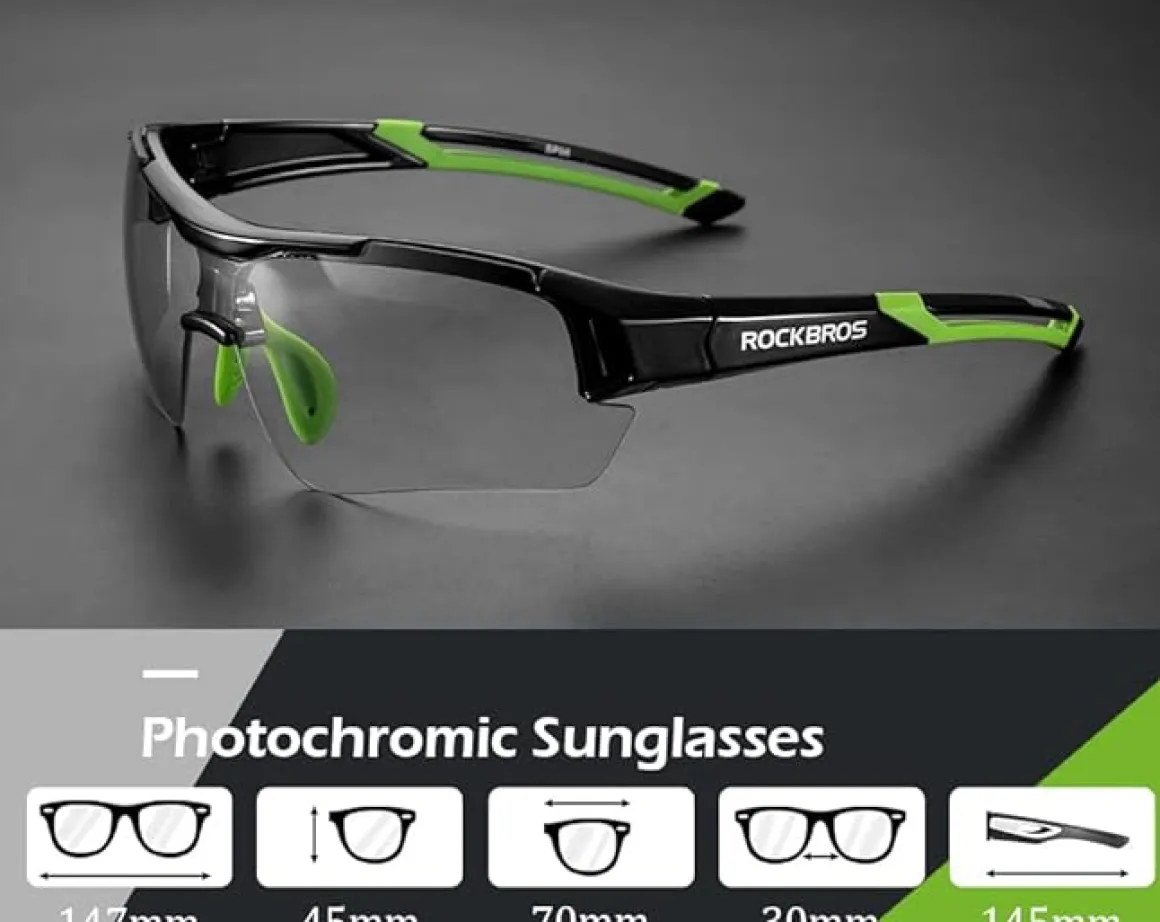 Adaptive Lens Photochromic Cycling Sunglasses