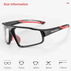 Adaptive Photochromic Cycling Sunglasses (UV400 Lens)