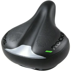 Adjustable Air Cushion Bike Saddle Wide Comfort Shock Absorbing Seat