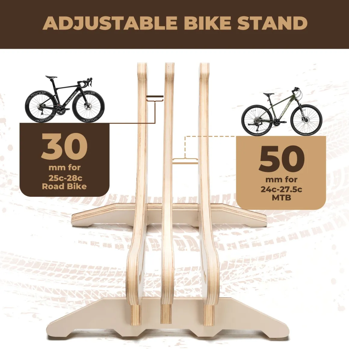 Adjustable Bike Stand Banana-Style