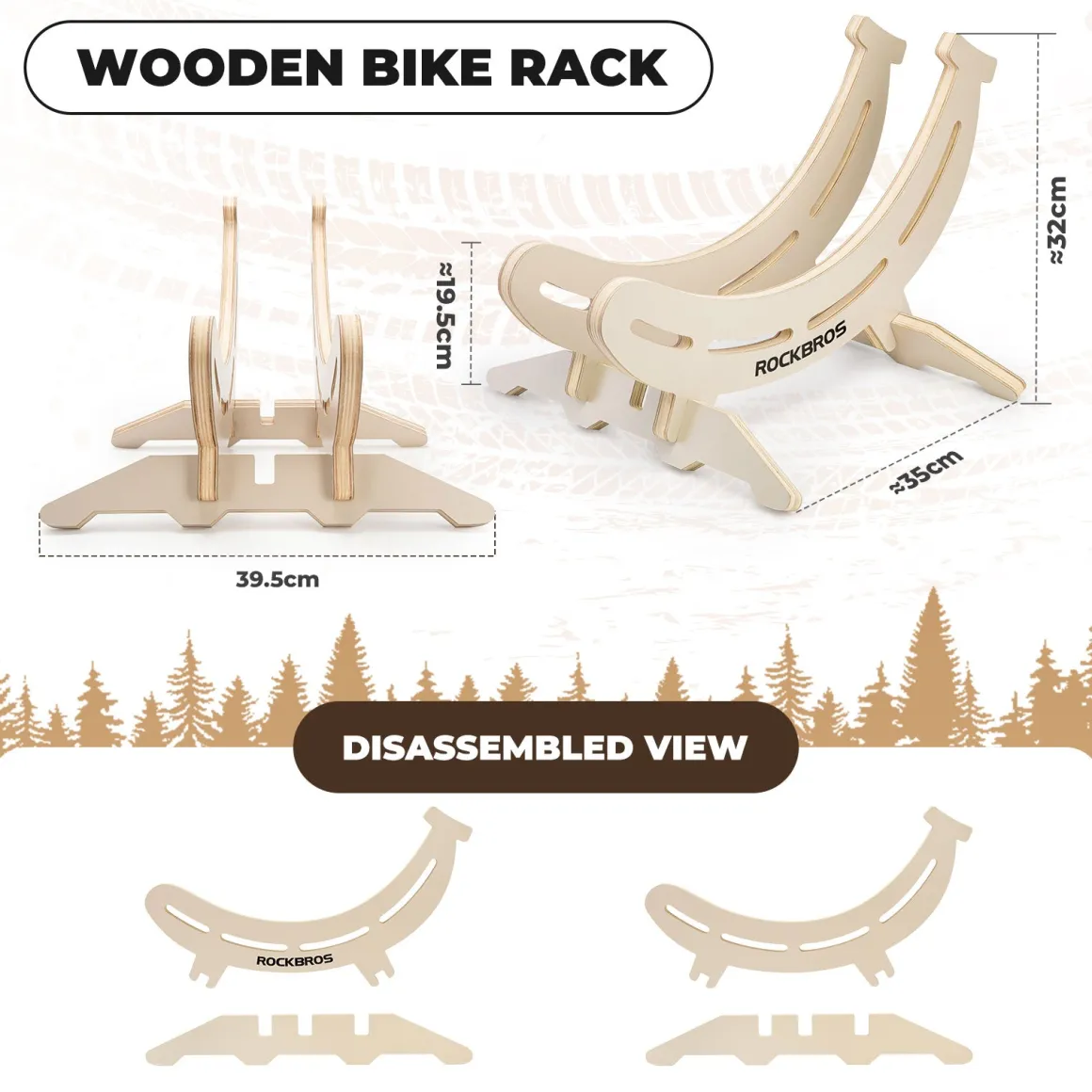 Adjustable Bike Stand Banana-Style
