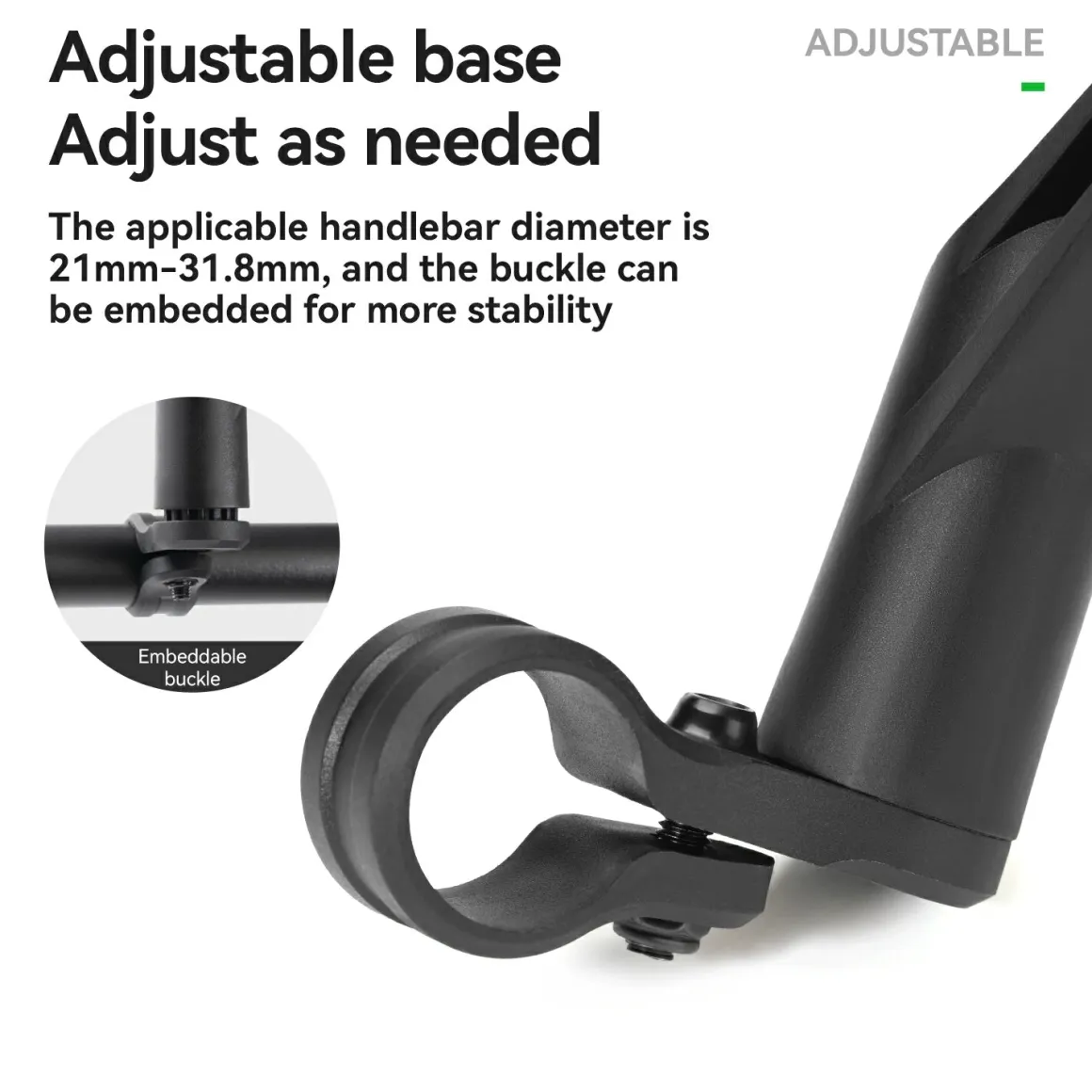 Adjustable Handlebar Bike Rearview Mirror Mirror with Anti-Glare Glass