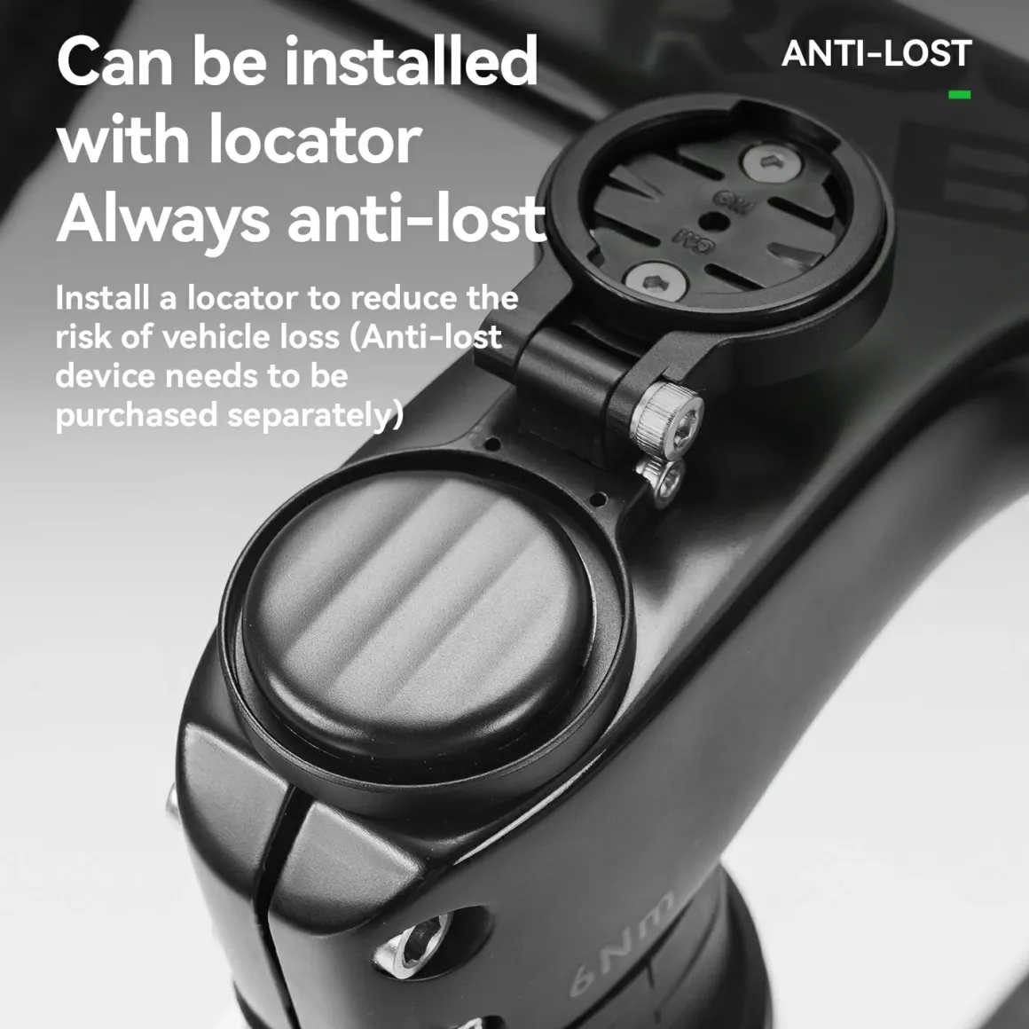 Adjustable Headset Cap Bike Computer Mount