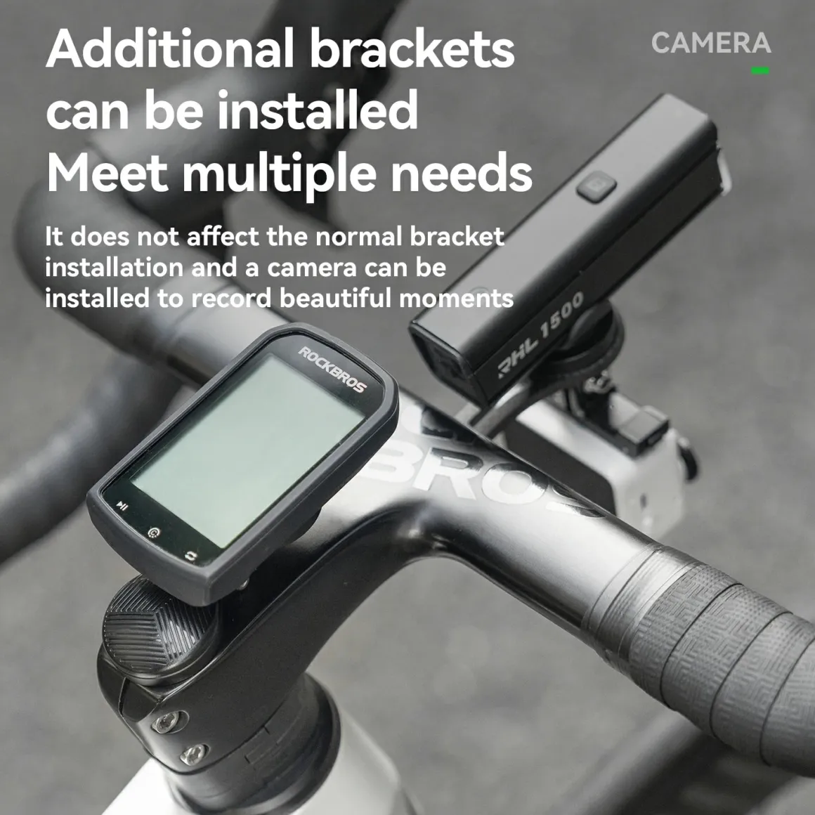 Adjustable Headset Cap Bike Computer Mount