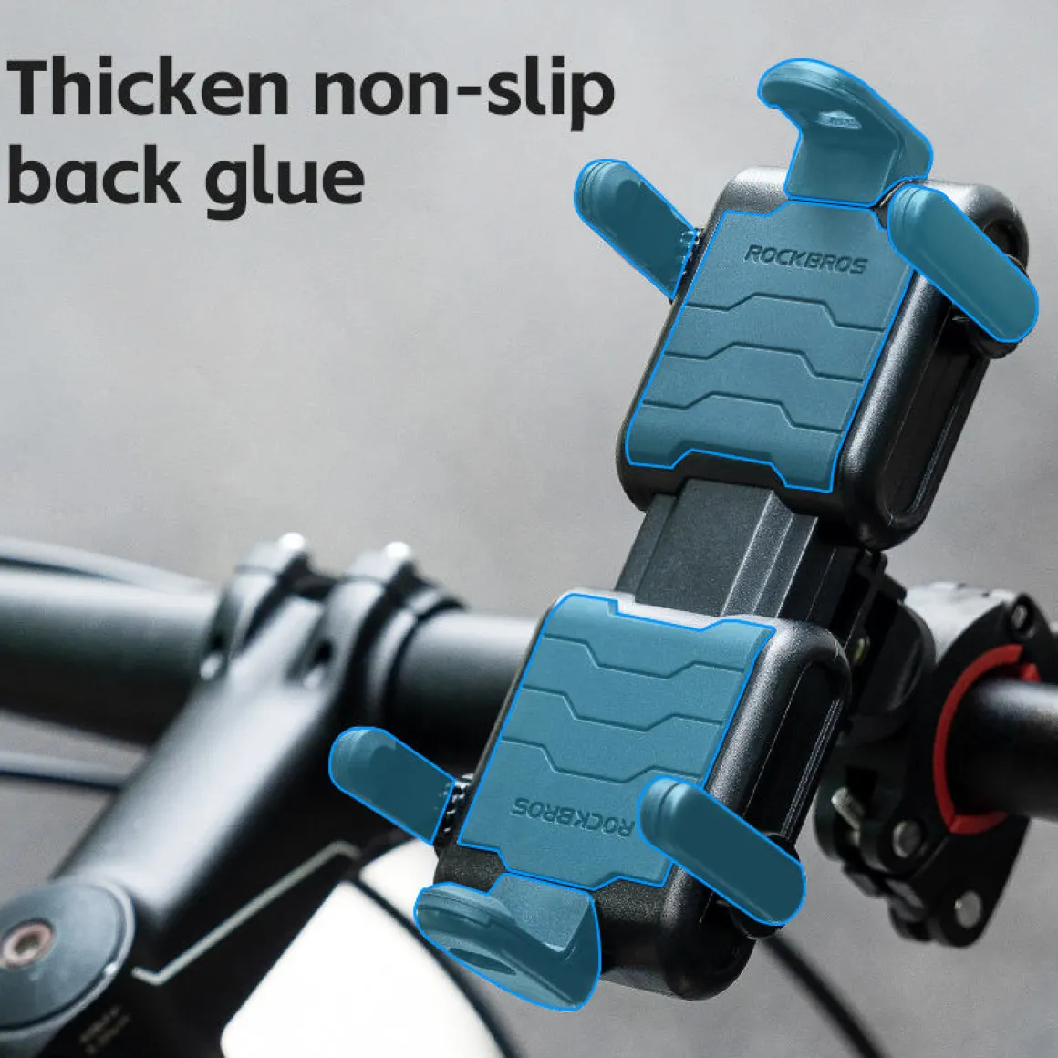 Adjustable Phone Holder Mount 4.7–6.7" E-Bike Motorcycle