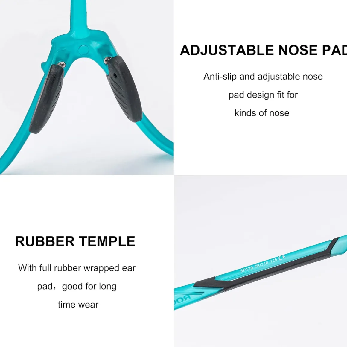 Aerodynamic Windproof Photochromic Cycling Sunglasses