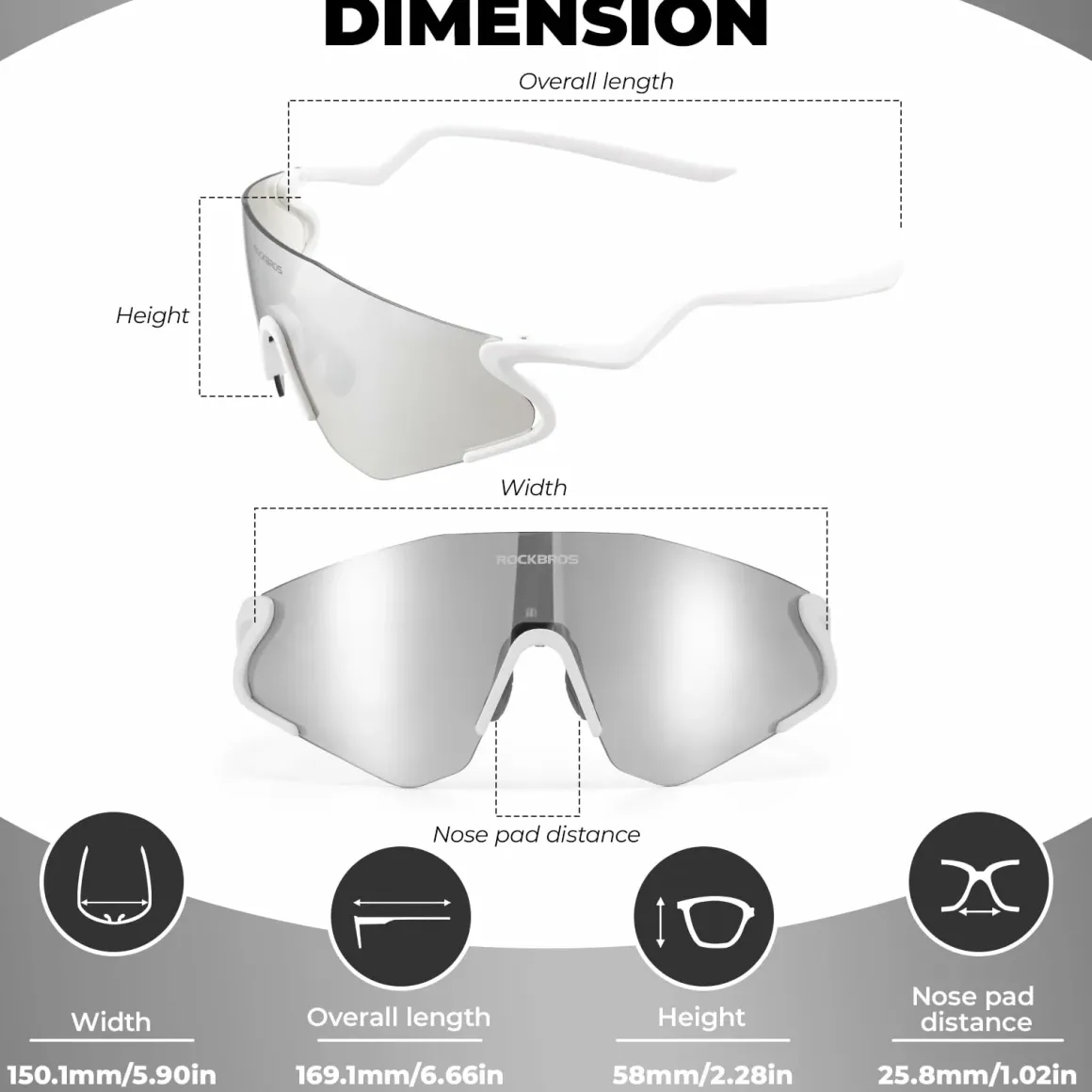 Agile Snake Photochromic Sports Sunglasses