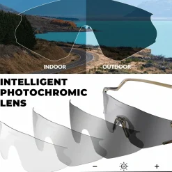 Agile Snake Photochromic Sports Sunglasses