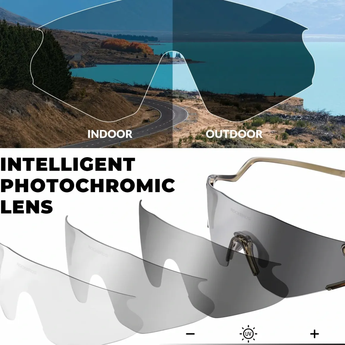 Agile Snake Photochromic Sports Sunglasses