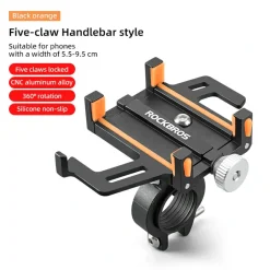 Aluminum Alloy Phone Mount Fits 2.2–3.7 in Wide