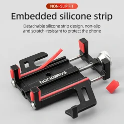 Aluminum Alloy Phone Mount Fits 2.2–3.7 in Wide
