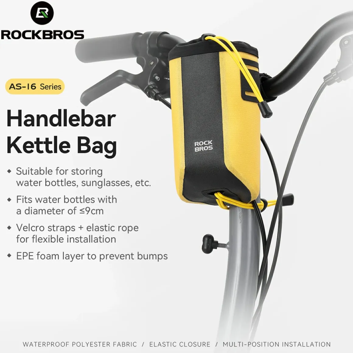 AS-16 100% Waterproof Bike Bags Set