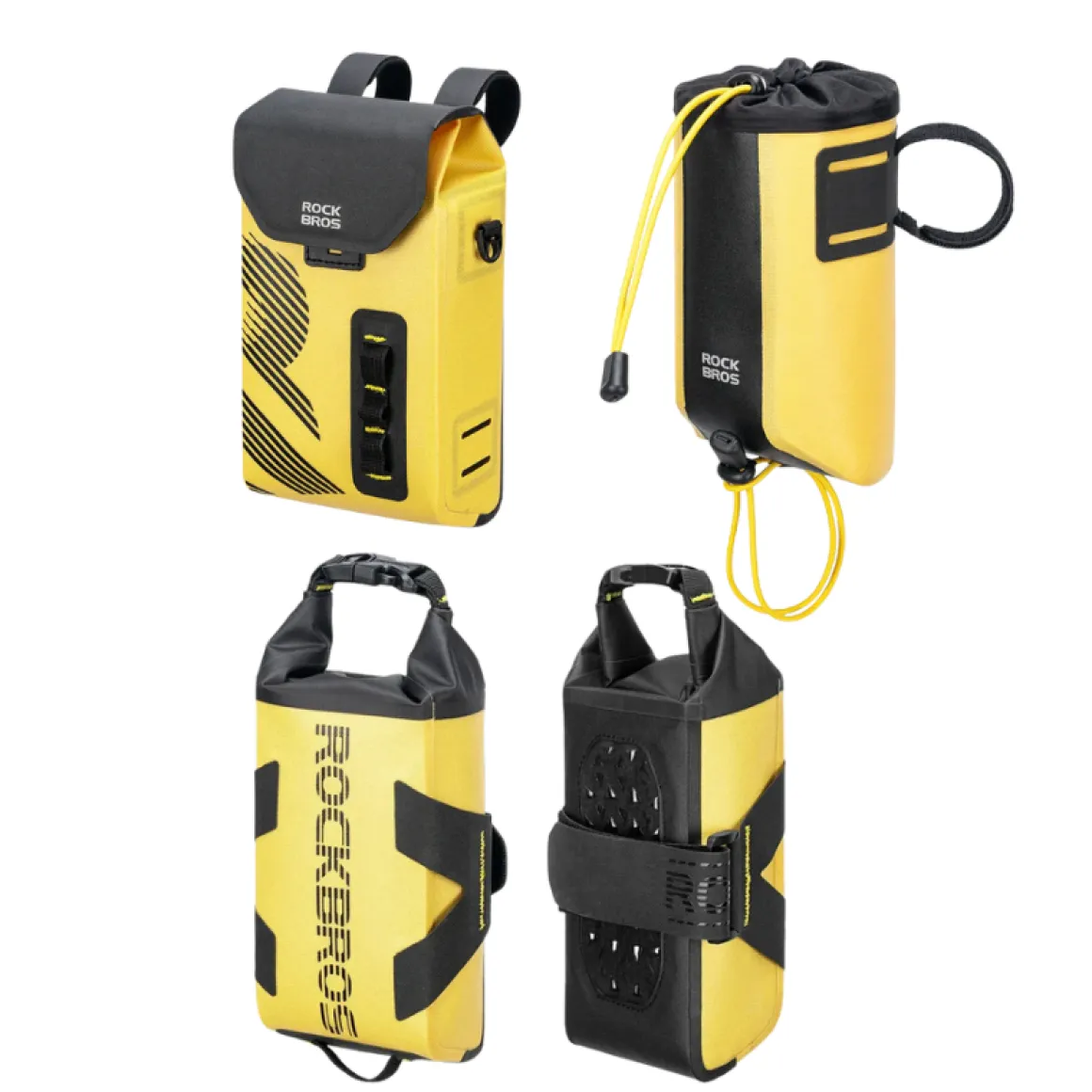 AS-16 100% Waterproof Bike Bags Set