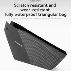 AS-165 100% Waterproof Bike Frame Bag 1.7L