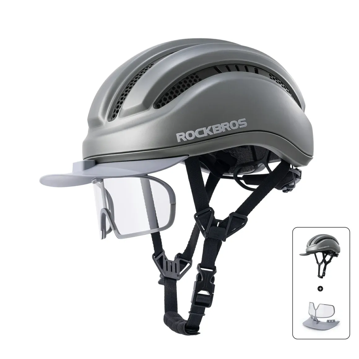 Bike Cycling Helmet with Magnetic Visor