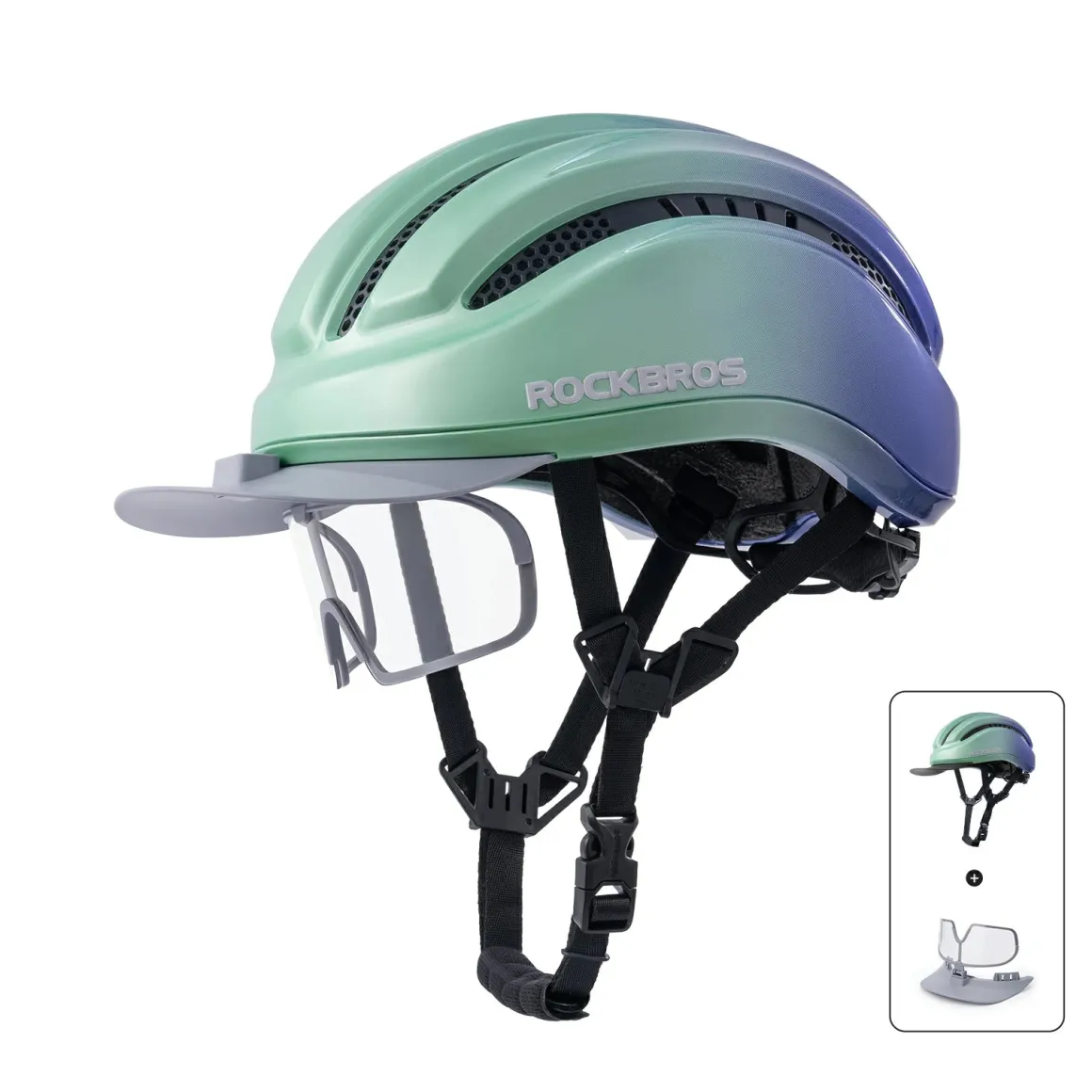 Bike Cycling Helmet with Magnetic Visor