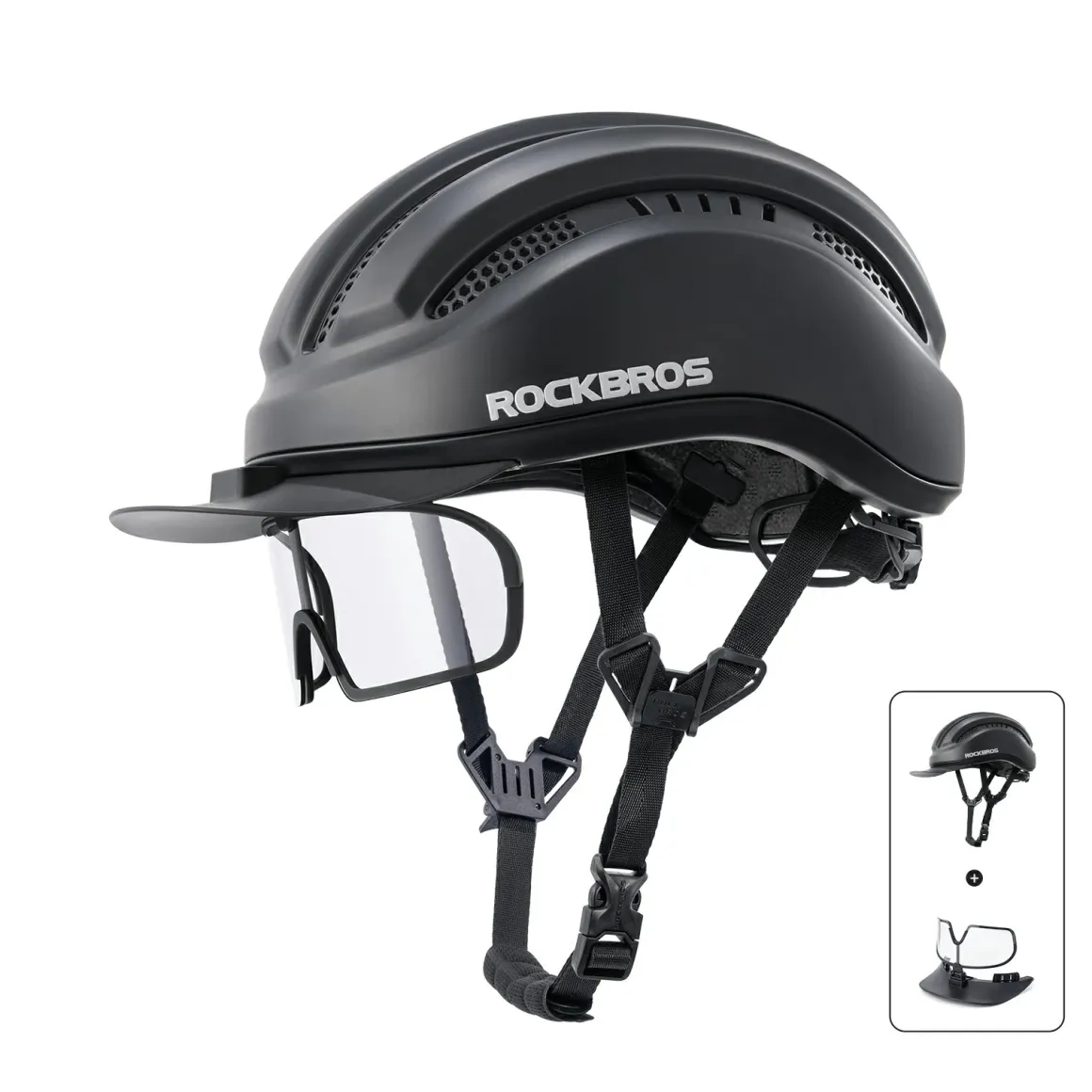 Bike Cycling Helmet with Magnetic Visor