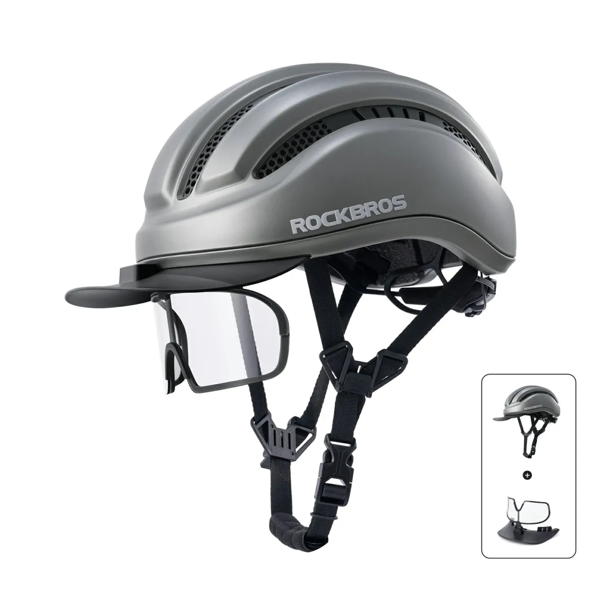 Bike Cycling Helmet with Magnetic Visor