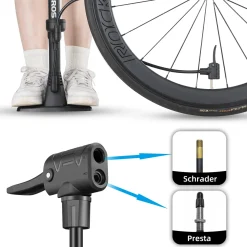 Bike Floor Pump with Gauge High Pressure 160 PSI