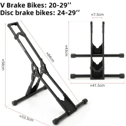 Bike Floor Stand – Indoor Bike Storage Rack for 20-29 Inch Bikes