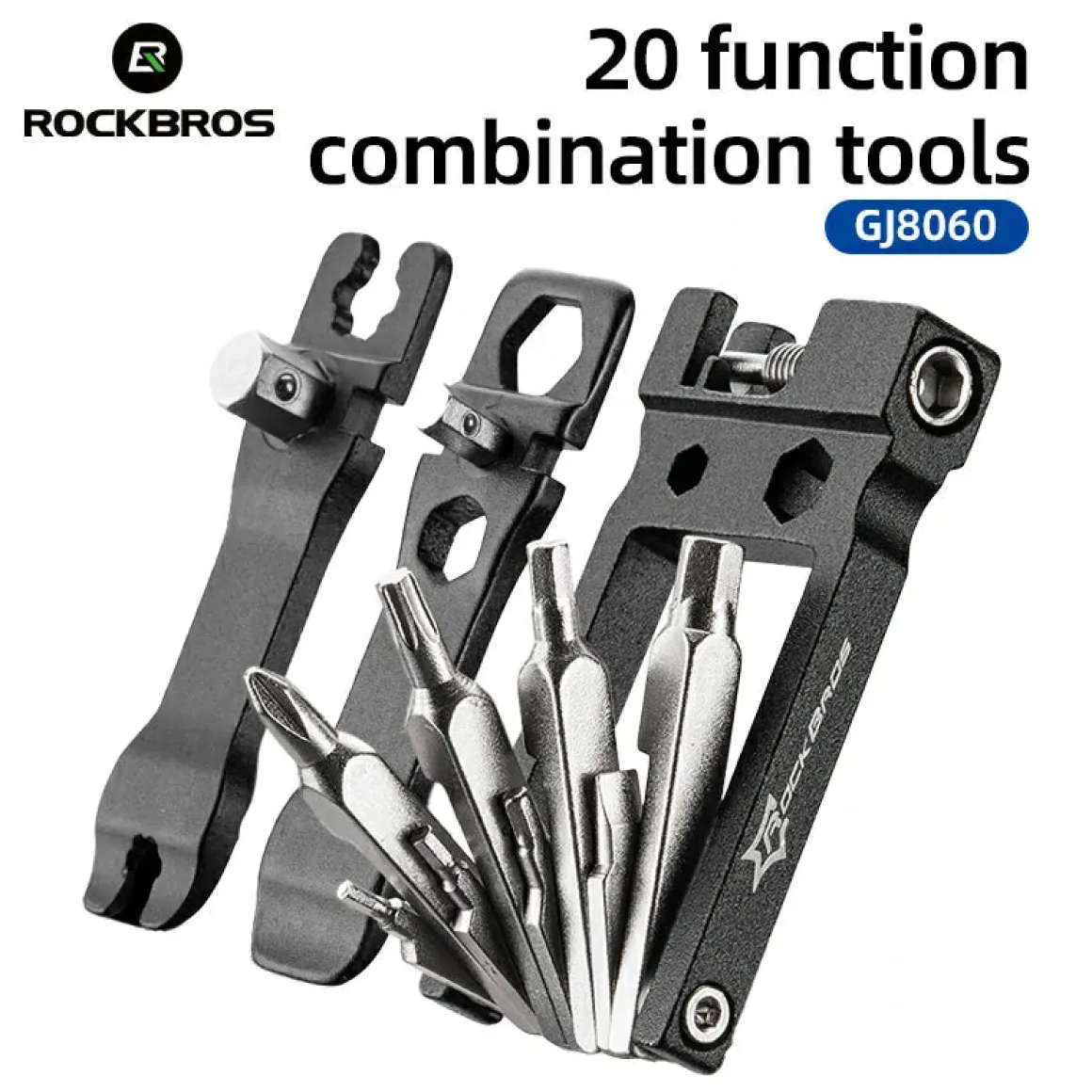 Bike Foldable Repair Kit 20-in-1 Function Combination Tool