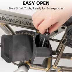Bike Frame Storage Bag, Waterproof Bicycle Triangle Pouch