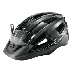Bike Helmet with Photochromic Visor USB Rechargeable Tail Light