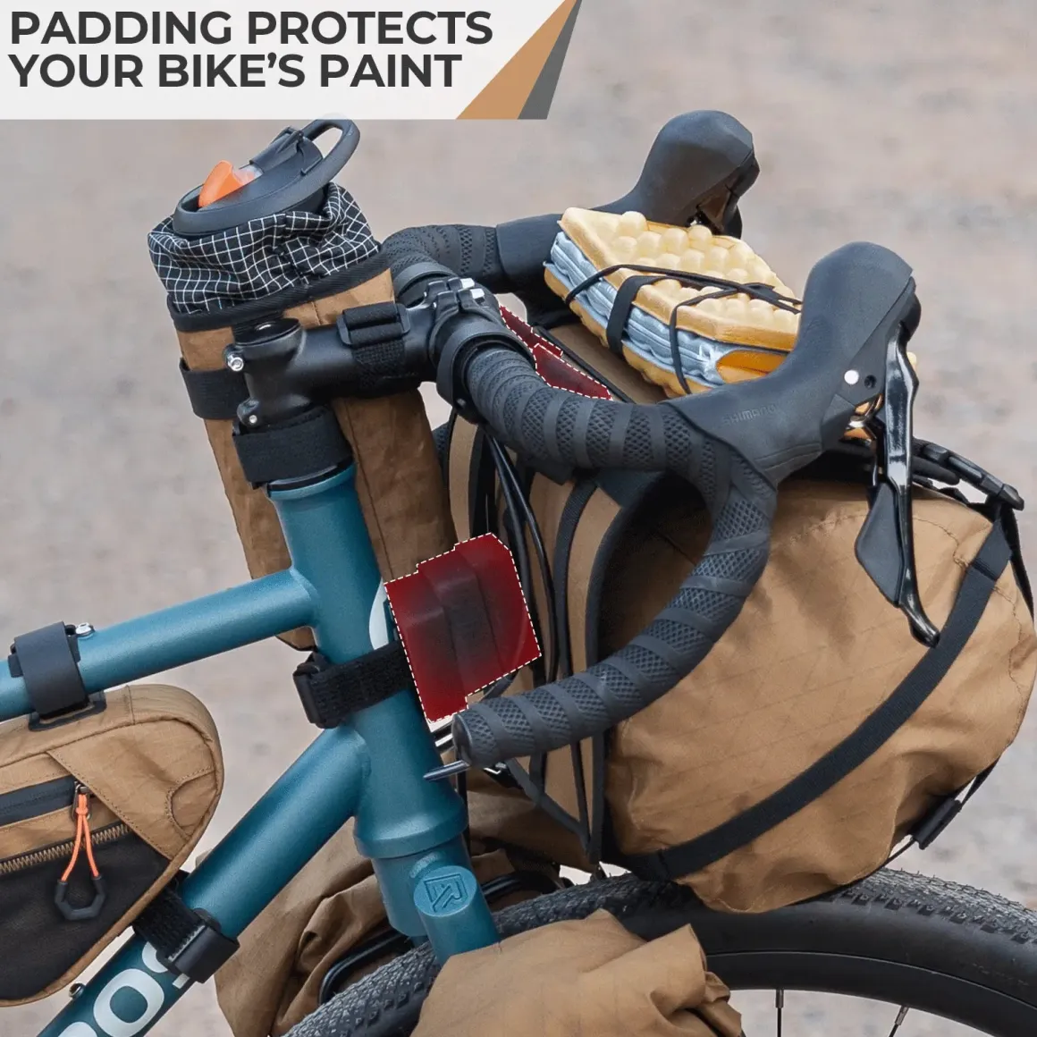 Bikepacking Front Handlebar Rack + Waterproof Compression Pack Set