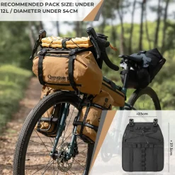 Bikepacking Front Handlebar Rack + Waterproof Compression Pack Set