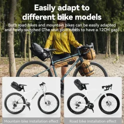 Bikepacking Waterproof Compression Bag + Rear Rack Set