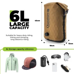 Bikepacking Waterproof Compression Bag + Rear Rack Set