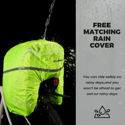 Bike Pannier Bag Double Side Storage with Rain Cover 17L-35L
