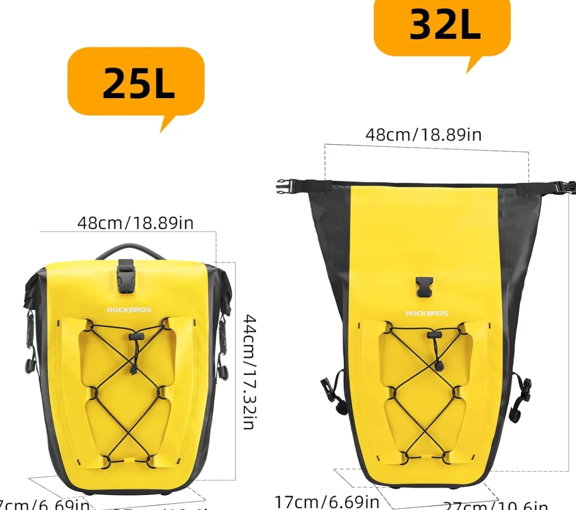 Bike Pannier Waterproof for Rear Rack