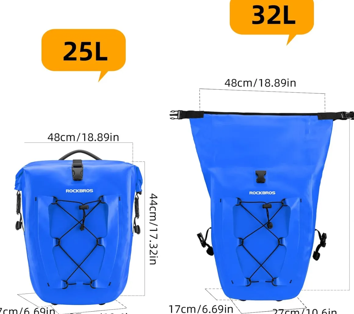 Bike Pannier Waterproof for Rear Rack