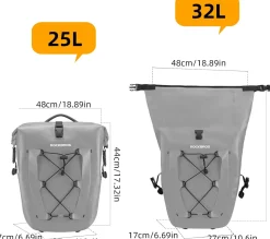 Bike Pannier Waterproof for Rear Rack