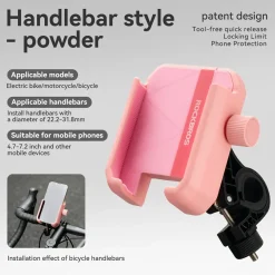 Bike Phone Holder Half Wrap Anti-Overload for 4.7-7.2''