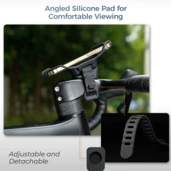 Bike Phone Mount Silicone Quick-Release