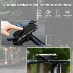 Bike Phone Mount Silicone Quick-Release