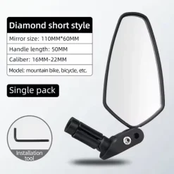 Bike Rear View Mirror 360 Rotatable 1pc
