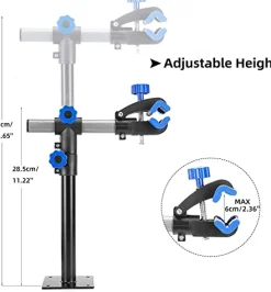 Bike Repair Stand Wall Workbench Mount Rack Height Adjustable