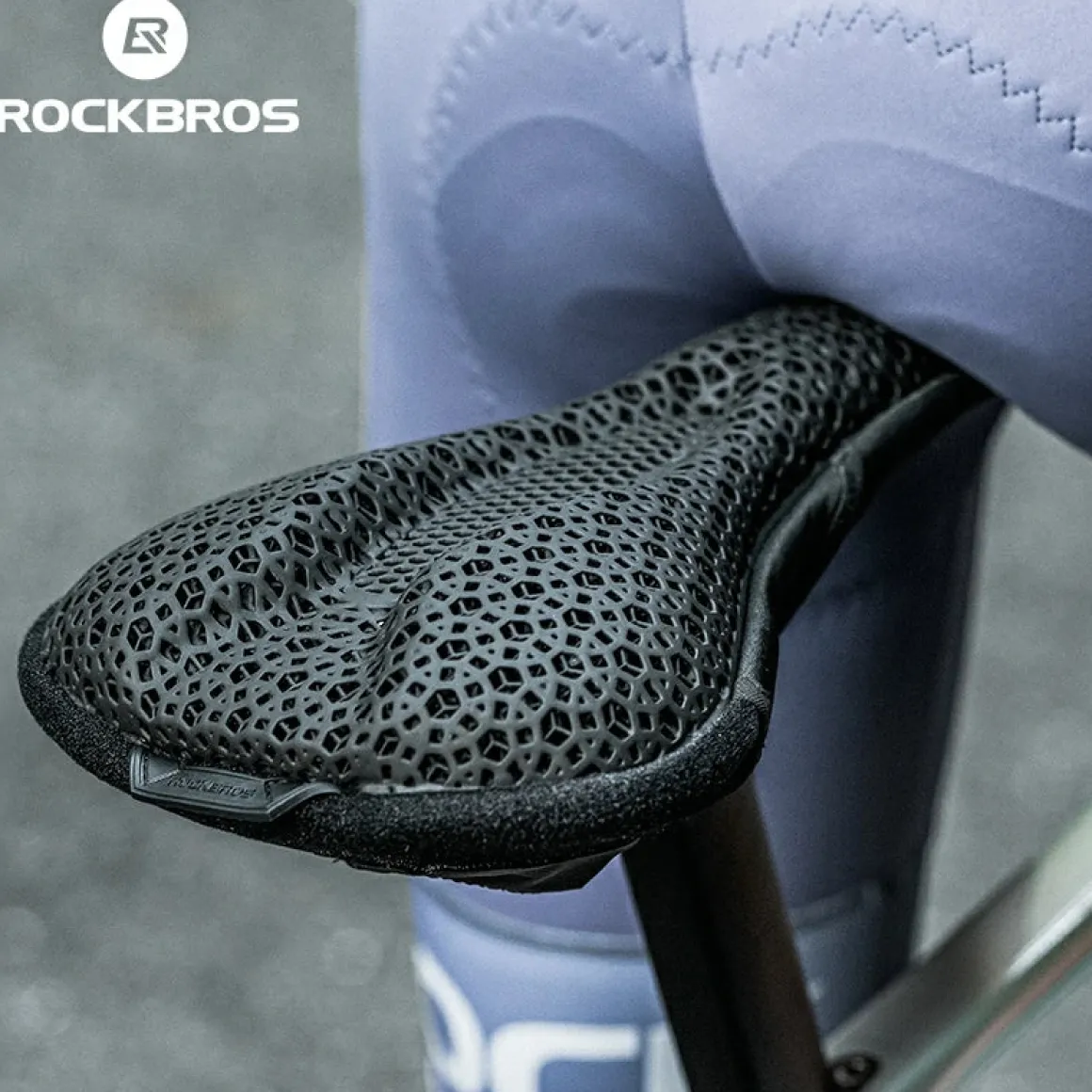 Bike Seat Cover 3D Printed Shock Absorption Cushion Pad