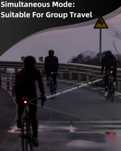 Bike Tail Light Brake Sense USB-C