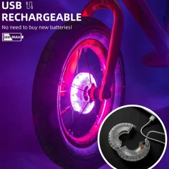 Bike Wheel Light USB