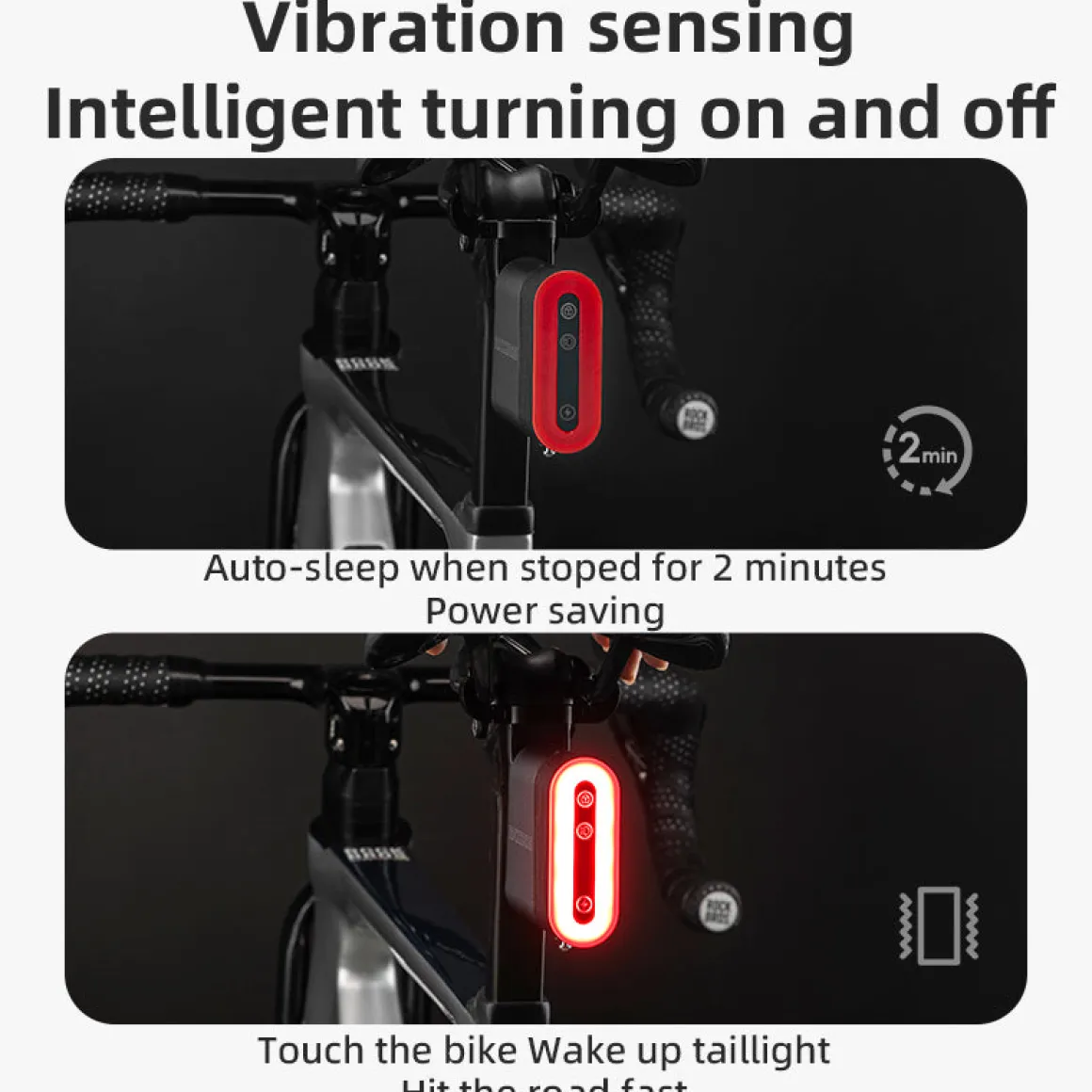 Bluetooth Lock Light Brake Sense Diurnal Light