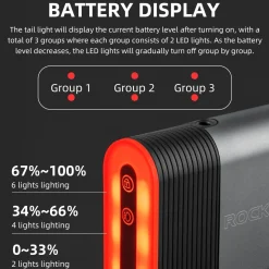 Bluetooth Lock Light Brake Sense Diurnal Light