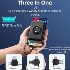 Built-in Power Bank 150LM USB